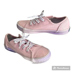Keds Little Girls Kickstart Core Jr Pink Purple Ombre Size 11 Canvas Preppy